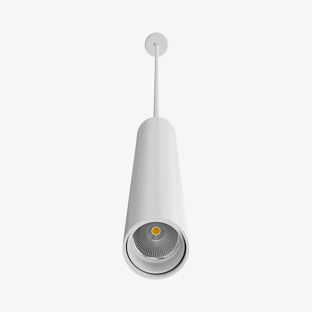Tube Light 300 - Ø40x300 mm., LED-pendel, Matt Vit