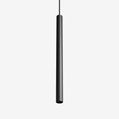 Tube Light 600 - Ø40x600 mm., LED-pendel, Matt svart