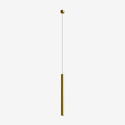Tube Light 600 - Ø40x600 mm., LED-pendel, Matt guld