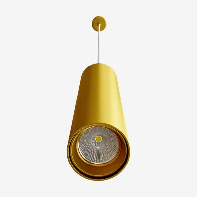Tube Light 300XL - Ø60x300 mm., LED-pendel, Matt guld