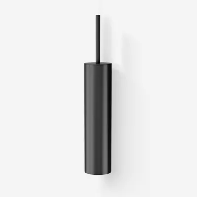 Semplice S33W - Väggmonterad toalettborste, matt svart