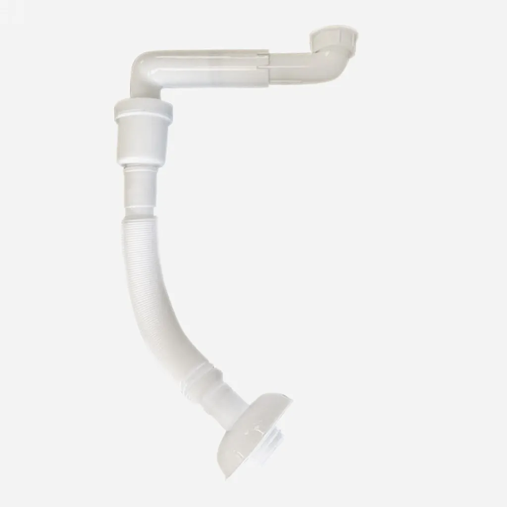 Pulcher PSS01 - Platsbesparande vattenlås för badrumsmöbler, Universal med Ø32 mm. flexibelt rör