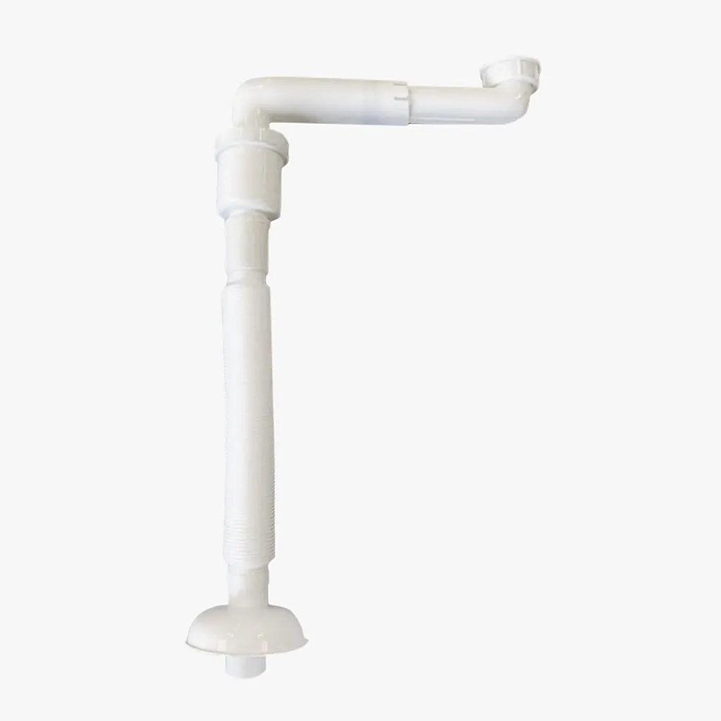 Pulcher PSS01 - Platsbesparande vattenlås för badrumsmöbler, Universal med Ø32 mm. flexibelt rör