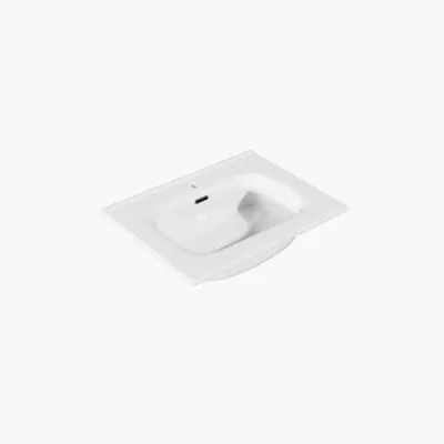 ArkiLife® Cobus ACC60-CB - 61x46,5 Slim-Edge, Vit porslinsvask
