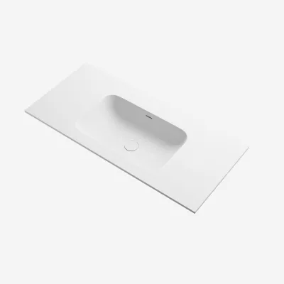 Pulcher® Soft 100 - Bänkskiva för tvättställ 100x46