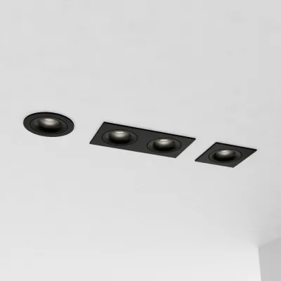 Qdrant 2 LED - Svart