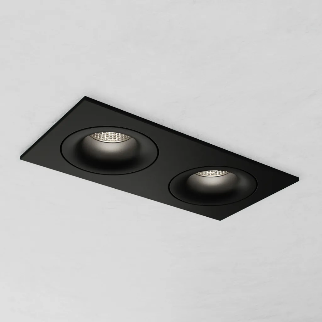 Qdrant 2 LED - Svart