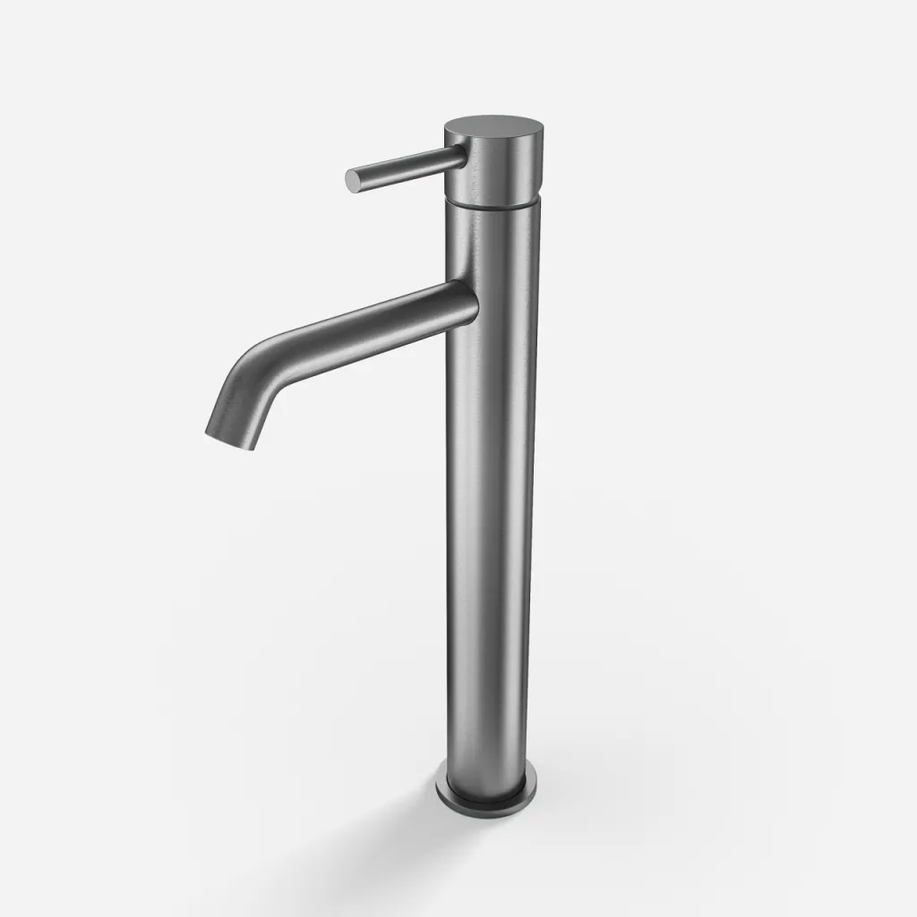 Classwell C03 - Hög tvättställsblandare, borstat rostfritt stål