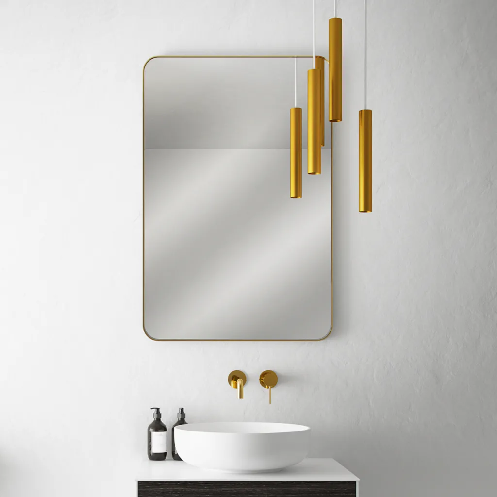 Déco Dé Lux 60x80 - Borstad mässing