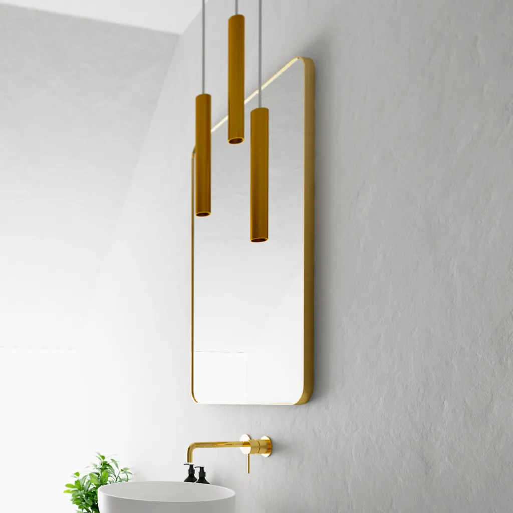 Déco Dé Lux 60x80 - Borstad mässing