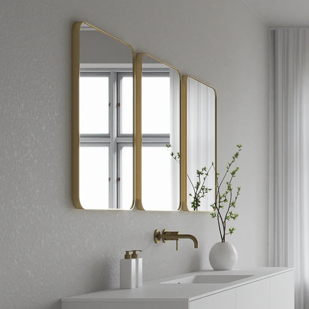 Déco Dé Lux 60x80 - Borstad mässing