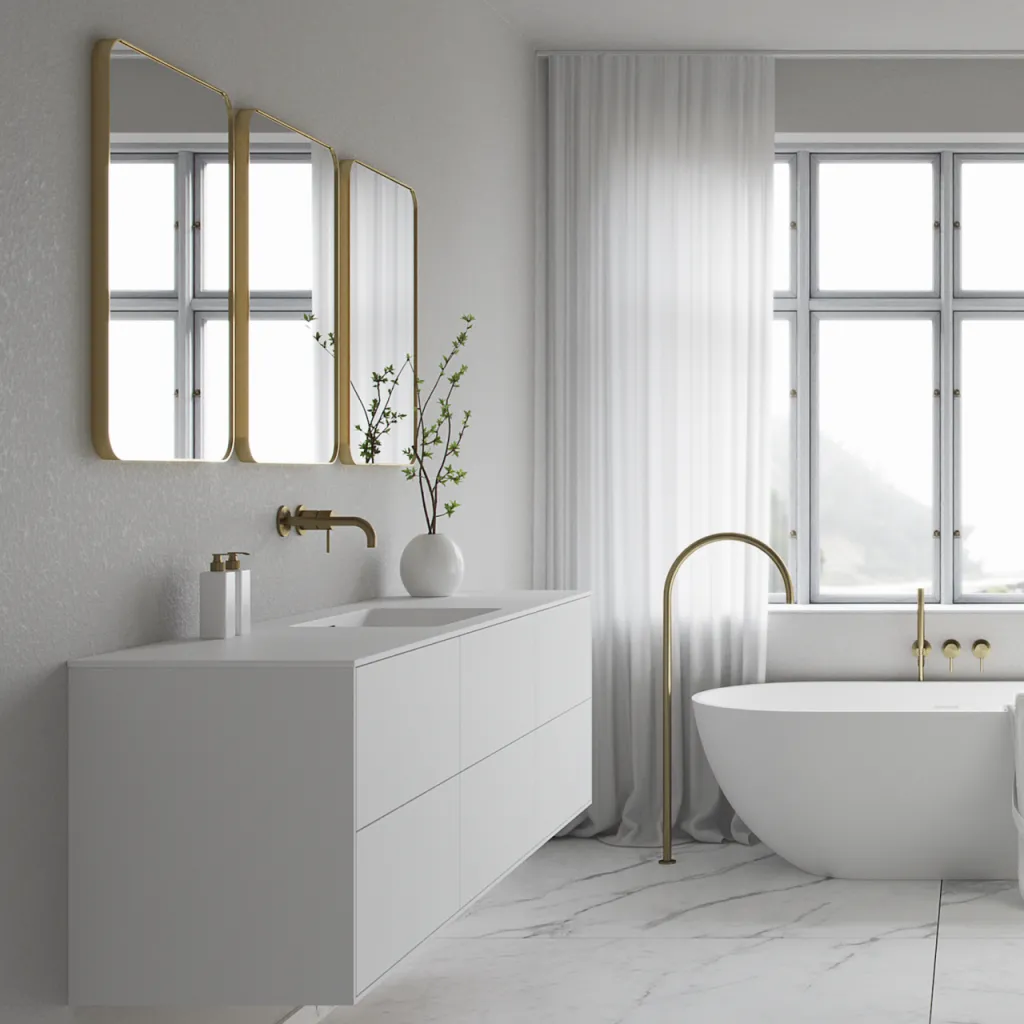 Déco Dé Lux 60x80 - Borstad mässing