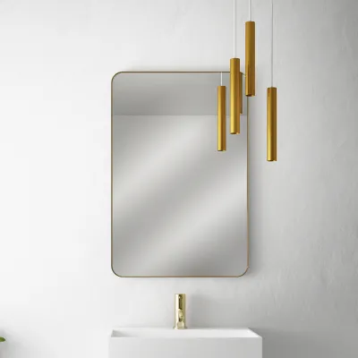 Déco Dé Lux 60x90 - Borstad mässing