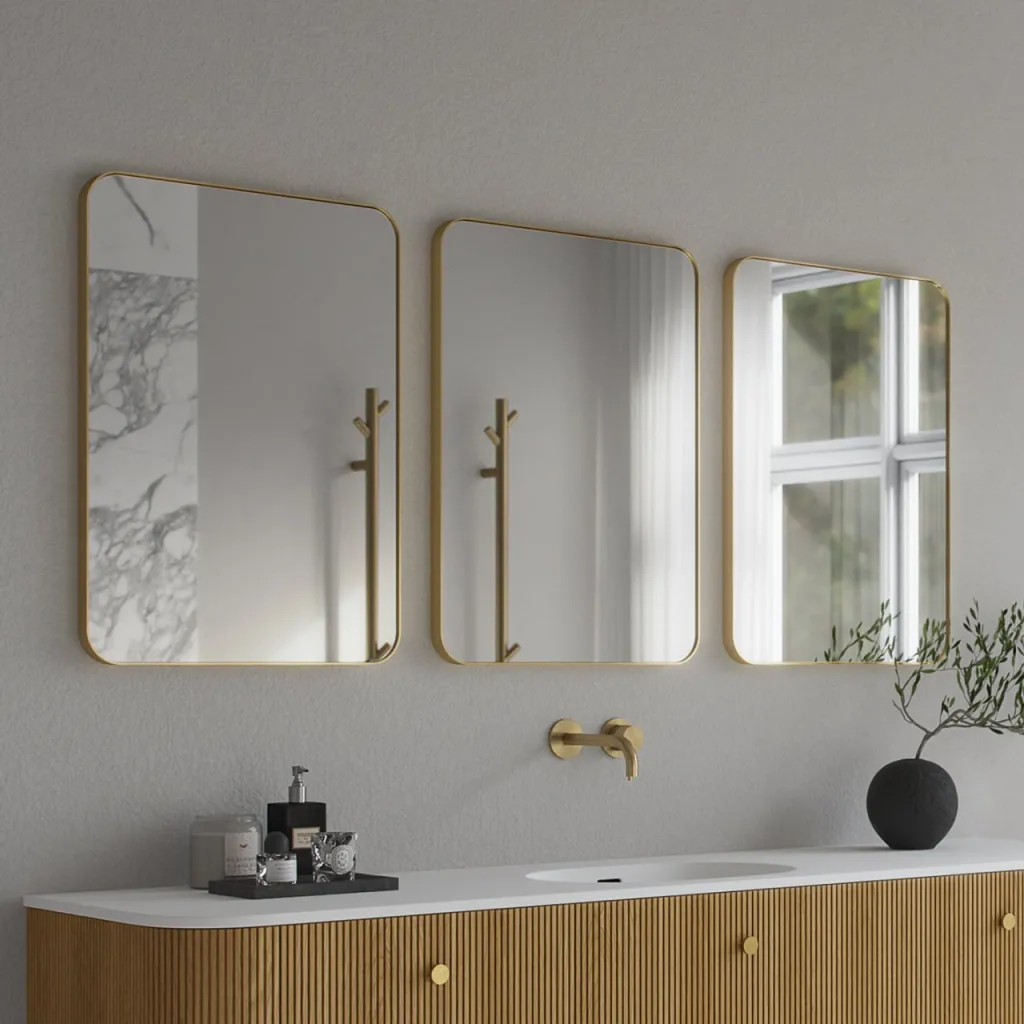 Déco Dé Lux 50x70 - Borstad mässing