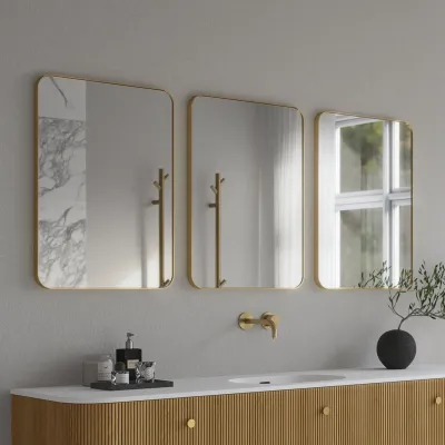 Déco Dé Lux 50x70 - Borstad mässing