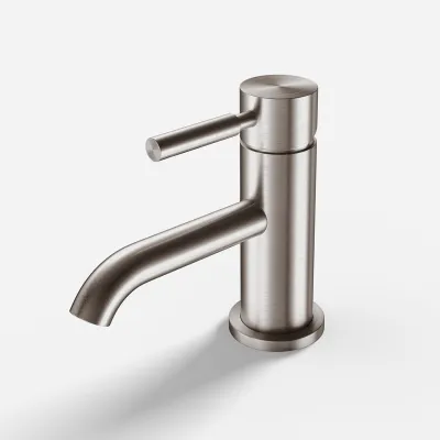 Semplice SHV101 - Tvättställsblandare, PVD borstat stål