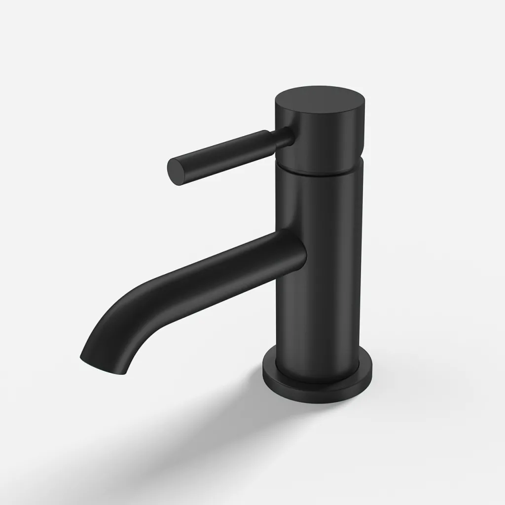 Semplice SHV101 - Tvättställsblandare, matt svart