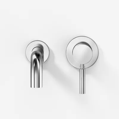 Semplice SHV102 - Tvättställsarmatur, 22 cm pip, Krom
