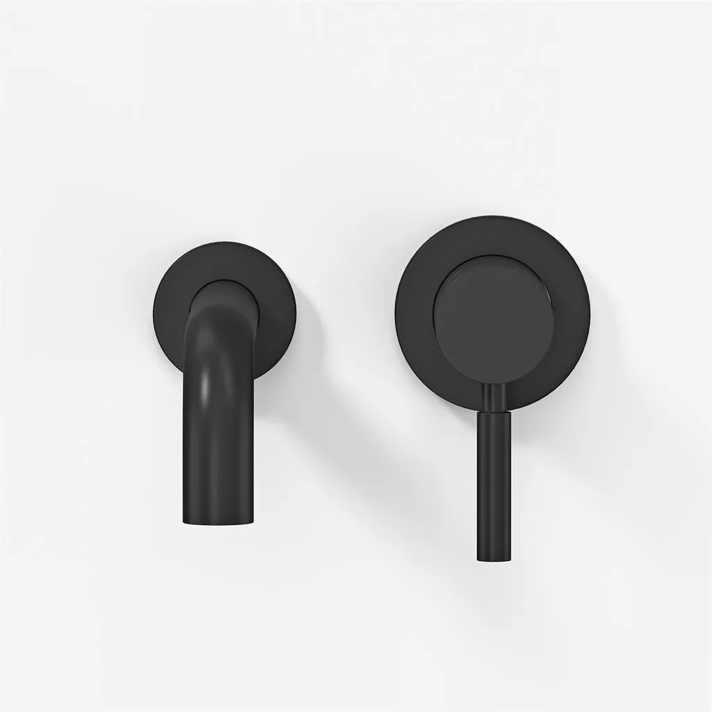 Semplice SHV102 - Tvättställsblandare, 22 cm pip, mattsvart
