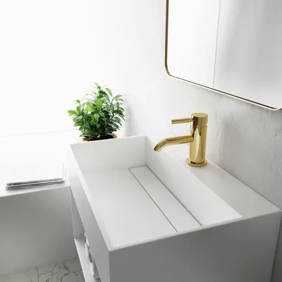 Boxo 60X - 60x40 Tvättställ med förvaring, Matt Hvit SolidTec®