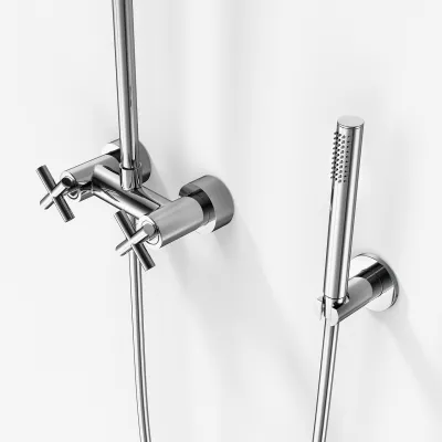 Fly Classic FBR7100 - XL Rain DeLux Dusch Ø24, Krom