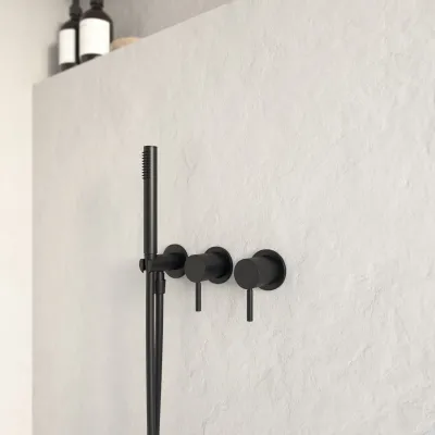 Semplice SBR801 - Duschset, matt svart