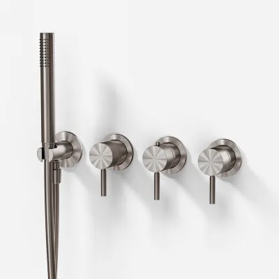 Semplice STB801 - Termostatsats, PVD borstat stål
