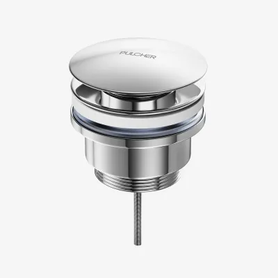 Pulcher Semplice Fly 1¼” - Universal bottenventil, krom