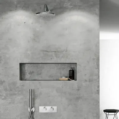 Classwell C18 S01 - Termostatset Rain DeLuxe Ø20, med väggarm, Krompolerad
