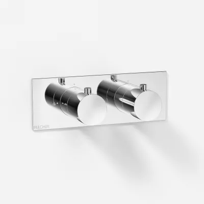 Classwell C18 S02 - Termostatset XL Rain DeLuxe Ø30 med väggarm, Krompolerad