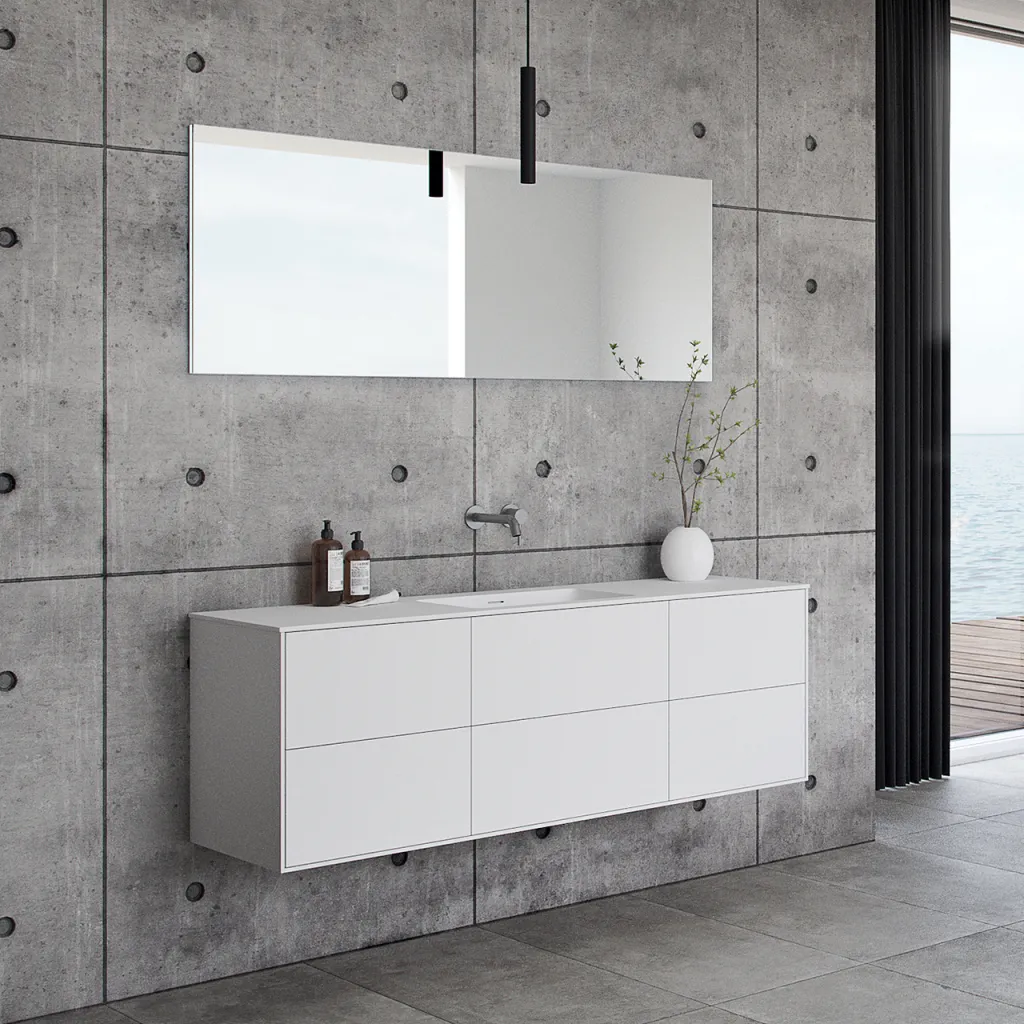 Pulcher Mood 160 Soho - Badrumsmöbel 160x46, Mathvid SolidTec®