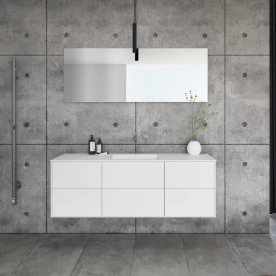 Pulcher Mood 160 Soho - Badrumsmöbel 160x46, Mathvid SolidTec®