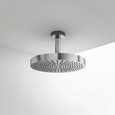Fantini 8083 - Ø24 cm duschhuvud, borstat rostfritt stål